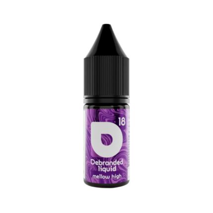 Mellow High by DeBranded (10ml) Mellow High e-Liquid is our original mixed berry drink style vape, Some might even say it’s a little cheeky!