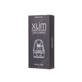 The OXVA Xlim replacement pods are designed to fit OXVA Xlim, Xlim SE and Xlim Pro kits. Both pods offer a choice of 0.6 Ohm, 0.8 Ohm or 1.2 Ohm coils and can hold up to 2ml of e-liquid for MTL vaping. They are convenient in that the coils are built-in, allowing for hassle-free pod replacement. The new V3 pods combine an upgraded Anti-leak Top-fill & V2 cartridge, both compatible with any XLIM series except the Xlim C kit