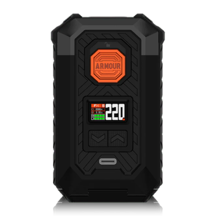 Vaporesso Armours Max, is a Dual 21700 or 18650 battery mod capable of upto 220watts of subohm vaping.