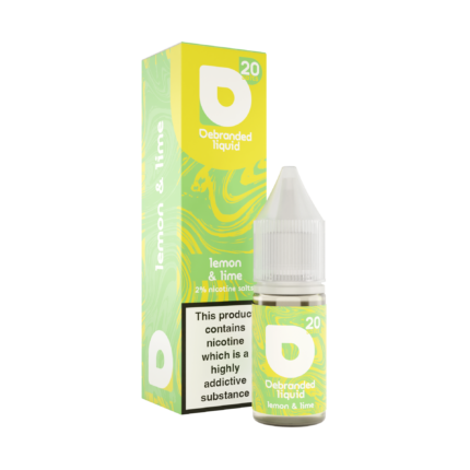 Debranded Nicsalts Lemon and Lime 10ml. Zesty lemon and tangy lime come together for a citrusy explosion of refreshing flavor.