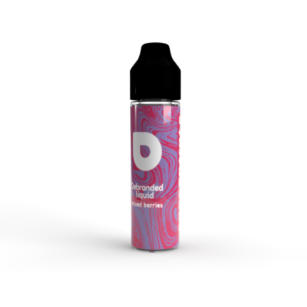 Introducing Debranded Flavour Concentrate Mixed Berries 60ml. Flavour profile- A harmonious blend of ripe strawberries, blueberries, raspberries, and blackberries for a juicy berry experience.