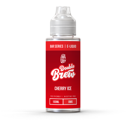 Double Brew Bar Series Cherry Ice 100ml Savour the succulent sweetness of plump cherries, expertly blended with a chilling touch of ice. Cherry Ice brings together the luscious taste of ripe cherries and the invigorating sensation of cool ice, resulting in a vaping experience that is both fruity and refreshing.