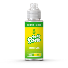 Double Brew Bar Series Lemon & Lime 100ml Zest up your vaping routine with the vibrant burst of Lemon and Lime. This citrusy concoction delivers a zingy symphony of tangy lemon and zesty lime flavours. An ideal choice for vapers who crave a citrus-infused pick-me-up. Embrace the bright and lively essence of lemon and lime.